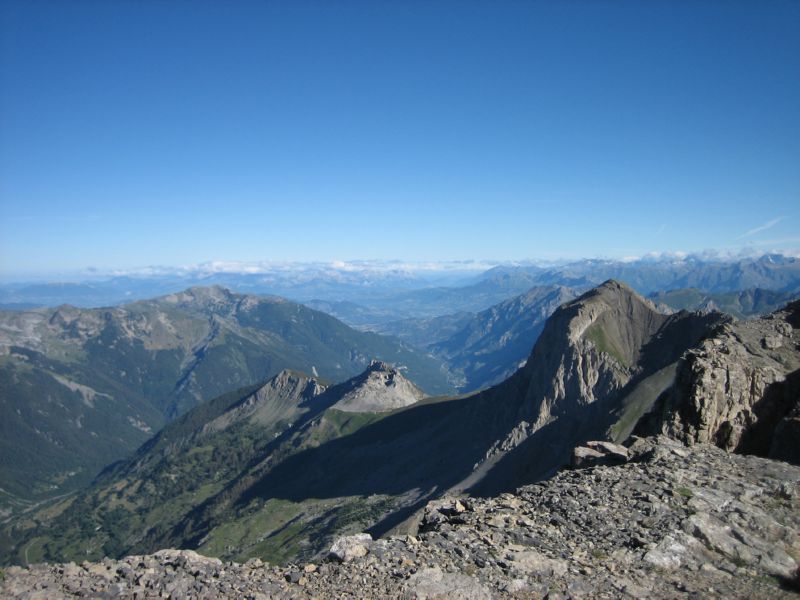 Seolane (09) snowy Alpes in distance